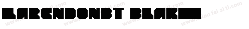 Clarendonbt blak字体转换